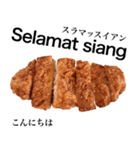 国産鶏のチキンカツ【インドネシア語】（個別スタンプ：2）