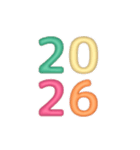 午年の年始のごあいさつ（個別スタンプ：3）