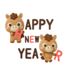 2026◆飛び出す‼午のスタンプ（個別スタンプ：4）