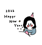 2026年。大人女子たち。友達用。（個別スタンプ：9）