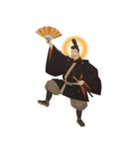 源 頼朝 鎌倉 幕府 いい国 日本史 侍（個別スタンプ：1）