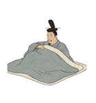 源 頼朝 鎌倉 幕府 いい国 日本史 侍（個別スタンプ：24）