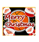 バスケットボール、正月、クリスマス（個別スタンプ：3）