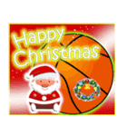 バスケットボール、正月、クリスマス（個別スタンプ：4）