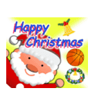 バスケットボール、正月、クリスマス（個別スタンプ：6）