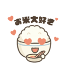 お米好きのスタンプ（個別スタンプ：6）