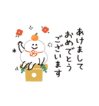 年末年始！ゆるかわ♡スタンプ♪(再販)（個別スタンプ：1）