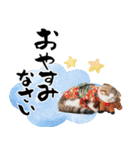 スコティッシュ子猫♡お正月スタンプ（個別スタンプ：34）