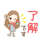 年末年始♪フラガール♡リノ(再販）（個別スタンプ：2）