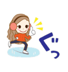 年末年始♪フラガール♡リノ(再販）（個別スタンプ：3）