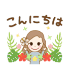 年末年始♪フラガール♡リノ(再販）（個別スタンプ：6）