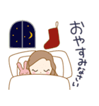 年末年始♪フラガール♡リノ(再販）（個別スタンプ：8）