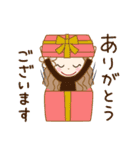 年末年始♪フラガール♡リノ(再販）（個別スタンプ：10）