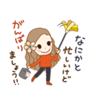 年末年始♪フラガール♡リノ(再販）（個別スタンプ：15）