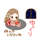 年末年始♪フラガール♡リノ(再販）（個別スタンプ：16）