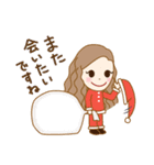 年末年始♪フラガール♡リノ(再販）（個別スタンプ：20）