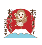 年末年始♪フラガール♡リノ(再販）（個別スタンプ：37）