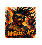 DREAD CAT ― 彩墨狂騒 ―（個別スタンプ：22）