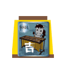 飛び出すモブ馬隊ゲームセンター正月（個別スタンプ：2）