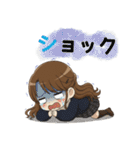 【2026年】新年あけおめ♡茶髪ガール（個別スタンプ：25）