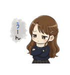 【2026年】新年あけおめ♡茶髪ガール（個別スタンプ：26）