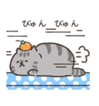 ☆とろけるネコのお正月☆シルバータビー（個別スタンプ：30）