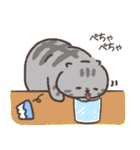 ☆とろけるネコのお正月☆シルバータビー（個別スタンプ：31）