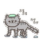 ☆とろけるネコのお正月☆シルバータビー（個別スタンプ：38）