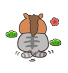 ☆とろけるネコのお正月☆シルバータビー（個別スタンプ：40）