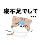 毎日五月病なねこたち 3D風！季節の変わり目（個別スタンプ：13）