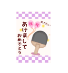 【卓球】BIG年末年始♥毎年使える10（個別スタンプ：9）