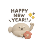 年末年始に使える3Dサカバンバスピス（個別スタンプ：2）