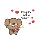 トイプードルさん◎年末年始 #2026（個別スタンプ：3）