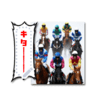 文字入力できる♥架空の競馬騎手＆ウマ（個別スタンプ：20）