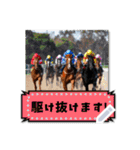 文字入力できる♥架空の競馬騎手＆ウマ（個別スタンプ：22）
