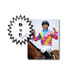 文字入力できる♥架空の競馬騎手＆ウマ（個別スタンプ：23）