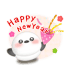 シマエナガ/毎年使える♥年末年始スタンプ7（個別スタンプ：3）