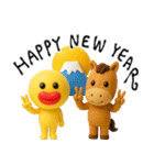 mottoのぷっくりっぷの年末年始♡挨拶（個別スタンプ：3）