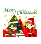 おんまさんポニポムの冬スタンプ【年賀】（個別スタンプ：1）