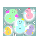 年末とお正月＆日常スタンプ【雪だるま編】（個別スタンプ：14）