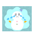 年末とお正月＆日常スタンプ【雪だるま編】（個別スタンプ：34）