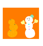 年末とお正月＆日常スタンプ【雪だるま編】（個別スタンプ：35）