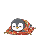 ペンギンの赤ちゃん！冬のあいさつスタンプ（個別スタンプ：16）