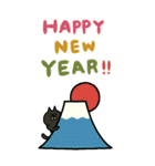 にゃんMARUKEの年末年始【BIG・挨拶】（個別スタンプ：5）