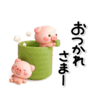 み～んな使える♡ぶたさんの冬スタンプ2026（個別スタンプ：12）