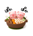 み～んな使える♡ぶたさんの冬スタンプ2026（個別スタンプ：23）