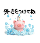み～んな使える♡ぶたさんの冬スタンプ2026（個別スタンプ：25）