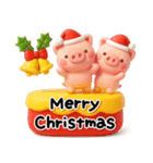 み～んな使える♡ぶたさんの冬スタンプ2026（個別スタンプ：35）