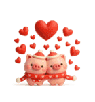 み～んな使える♡ぶたさんの冬スタンプ2026（個別スタンプ：37）