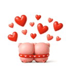 み～んな使える♡ぶたさんの冬スタンプ2026（個別スタンプ：38）